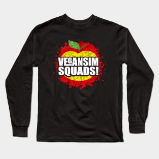 Healthy Veganism Illustrations Tee Shirt Gifts Long Sleeve T-Shirt